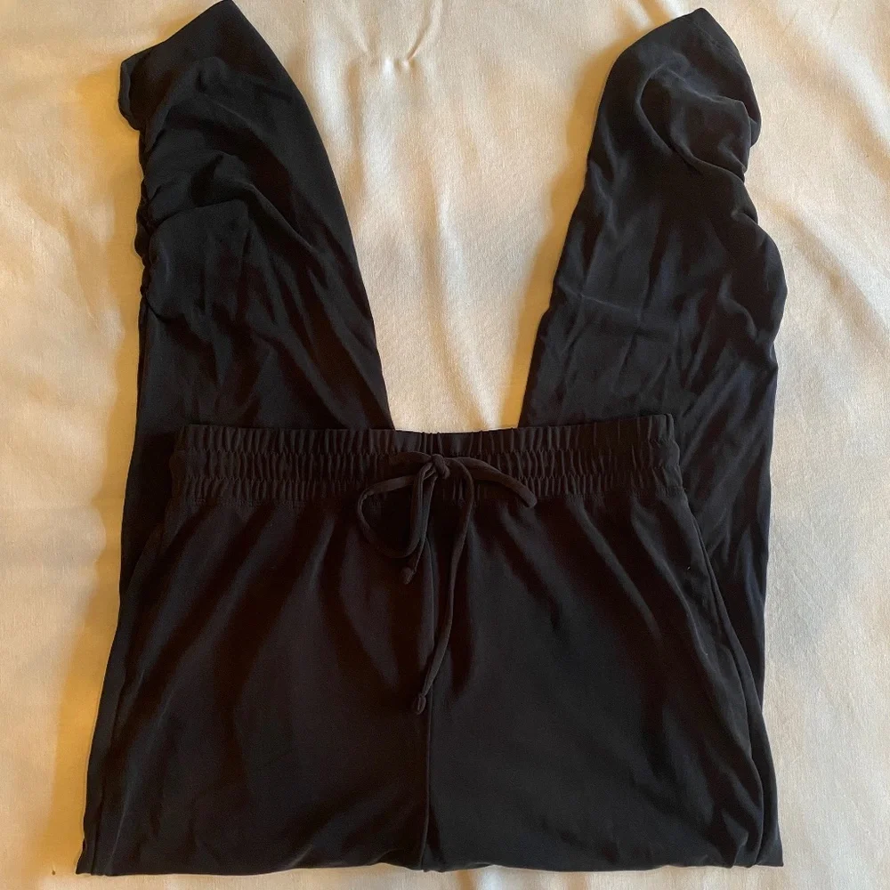 Express joggers crop ruched black XS